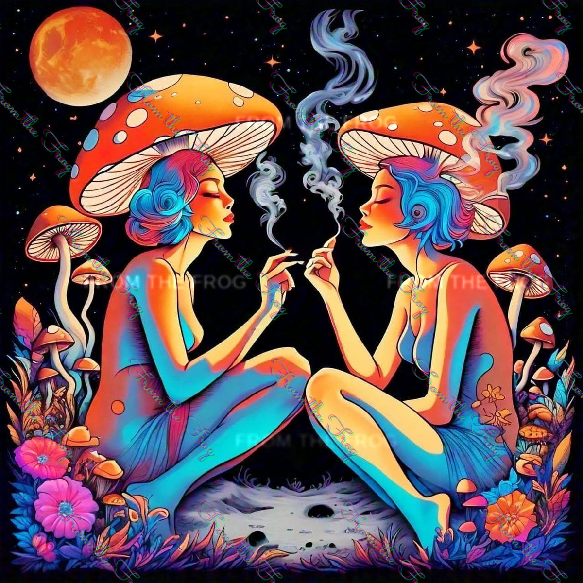 Astral Smoke Vinyl Sticker 3"x4"