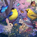 Birds, Bunnies, Butterflies Vinyl Sticker 3"x4"