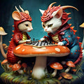 Chess Rivalry Vinyl Sticker 3"x4"