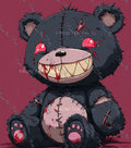 Dark Bear Vinyl Sticker 3"x4"