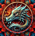 Dragon Seal Vinyl Sticker 3"x4"