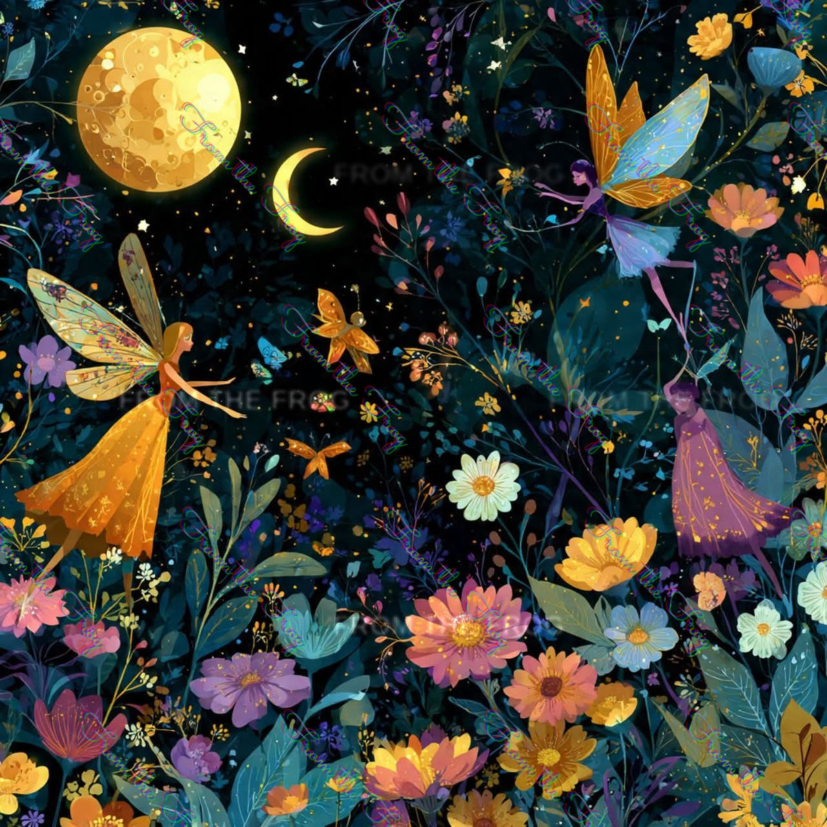 Fairy Nights Vinyl Sticker 3"x4"