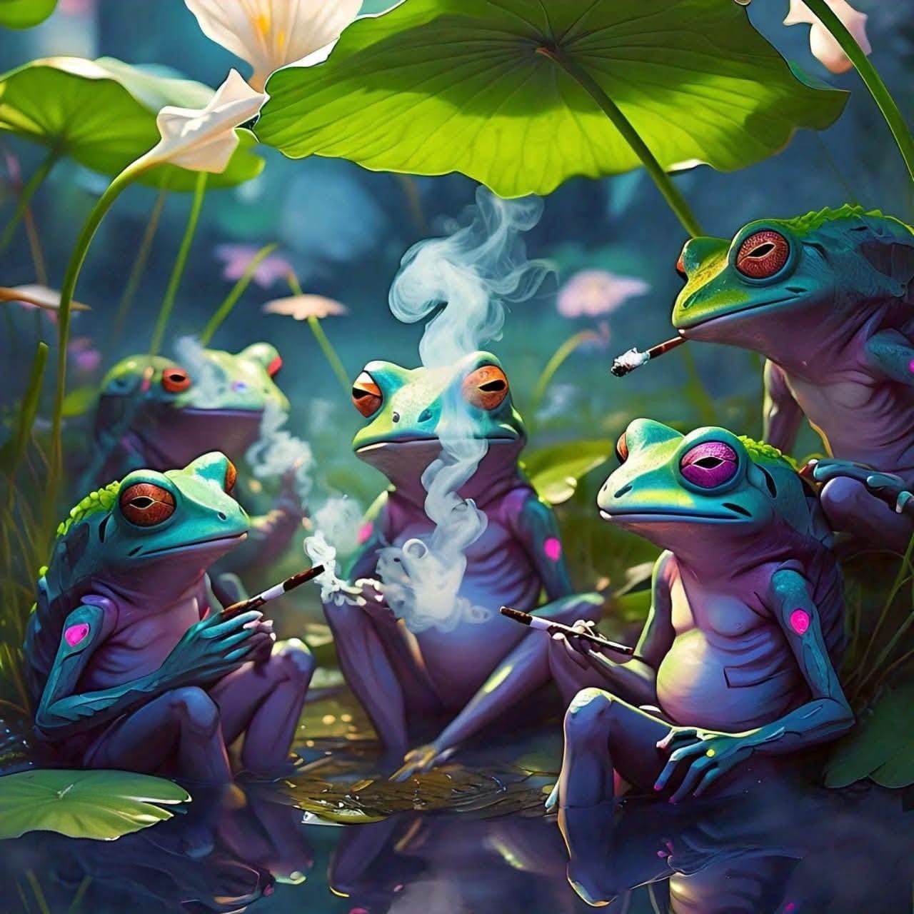 Frog Cove Vinyl Sticker 3"x4"