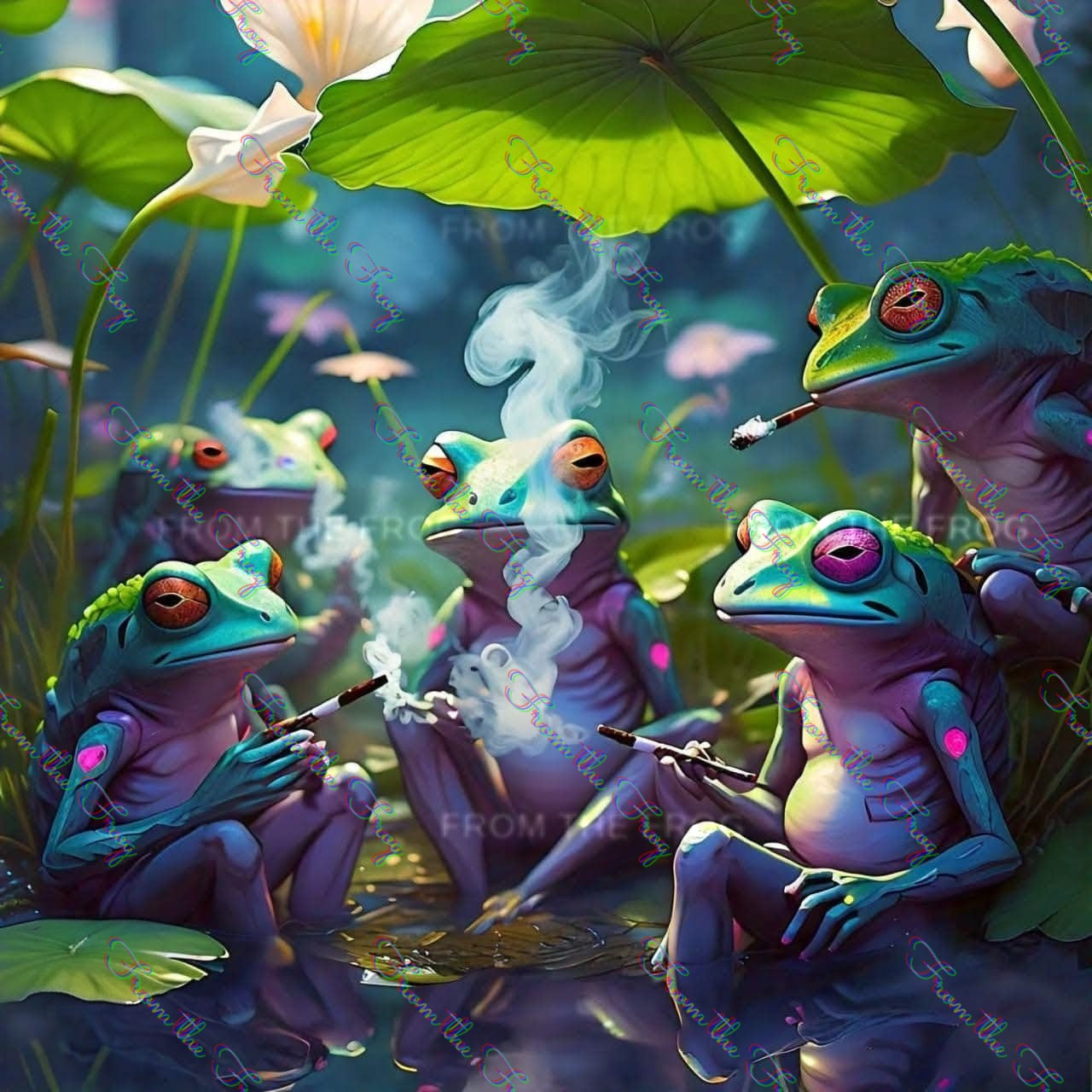 Frog Cove Vinyl Sticker 3"x4"