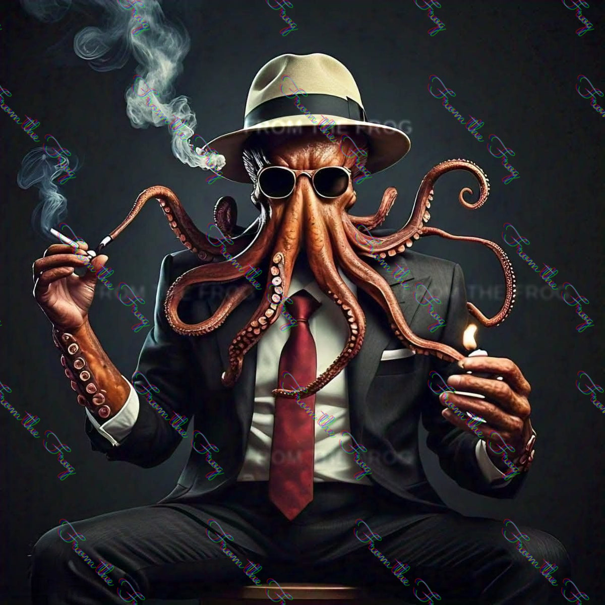 Kraken Business Vinyl Sticker 3"x4"