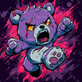 Rage Bear Vinyl Sticker 3"x4"